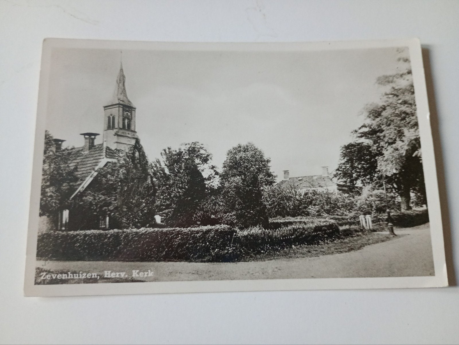 Zevenhuizen (Gr) Hervormde Kerk 1949, Ophalen of Verzenden, 1940 tot 1960, Gelopen, Groningen
