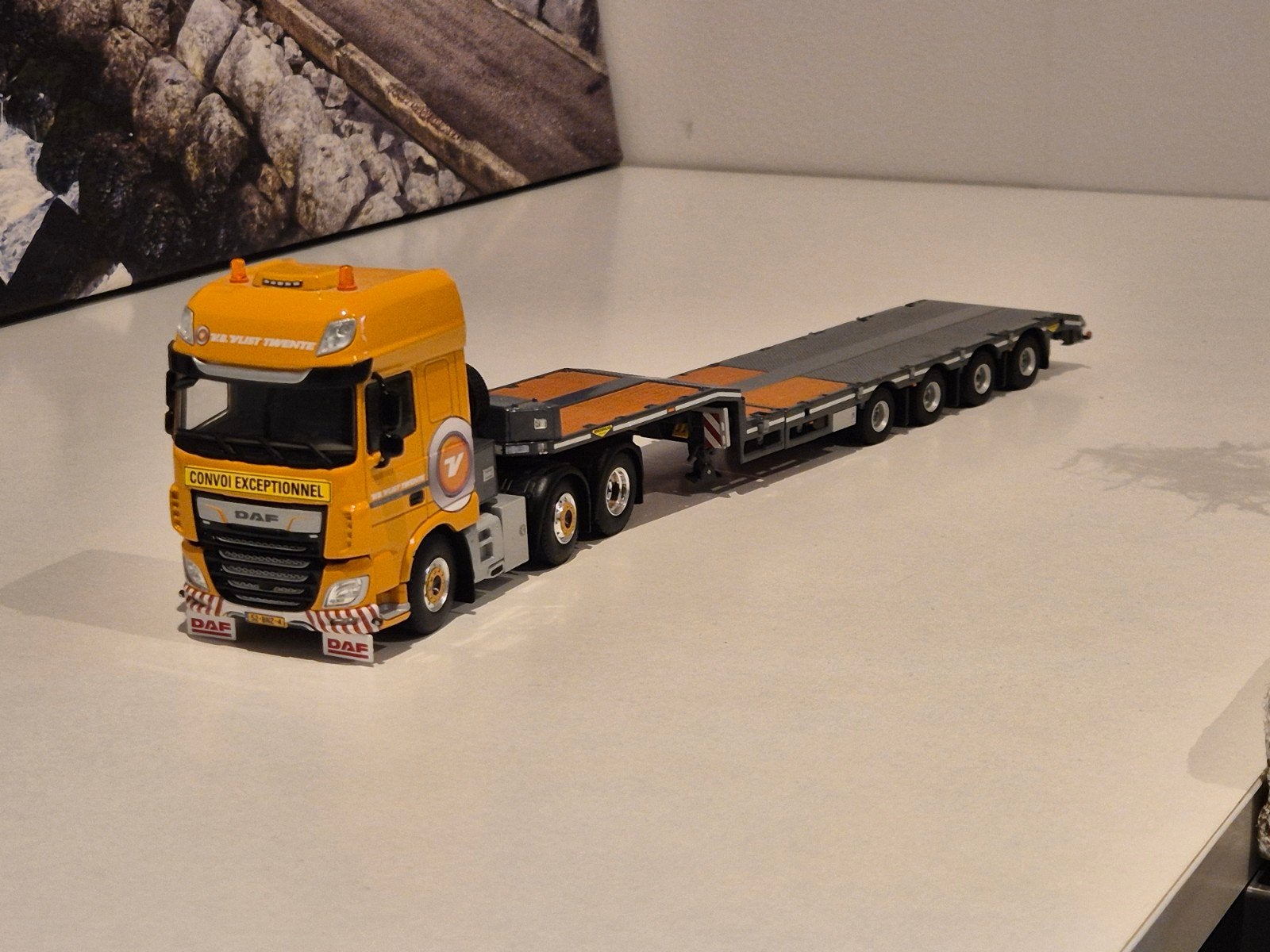 Van der Vlist Twenthe Daf 6x2 semi 4 wsi, Ophalen of Verzenden, Zo goed als nieuw, Bus of Vrachtwagen, Wsi