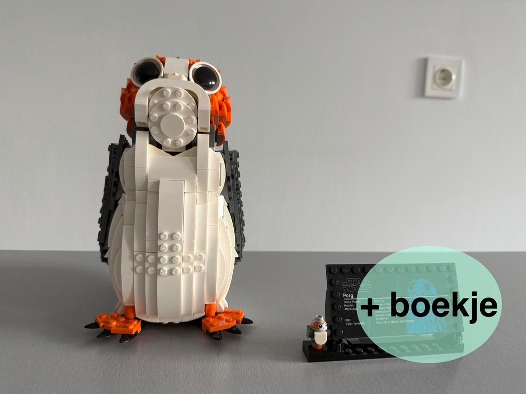 LEGO Porg (75230) + Boekje, Ophalen of Verzenden, Zo goed als nieuw, Complete set, Lego