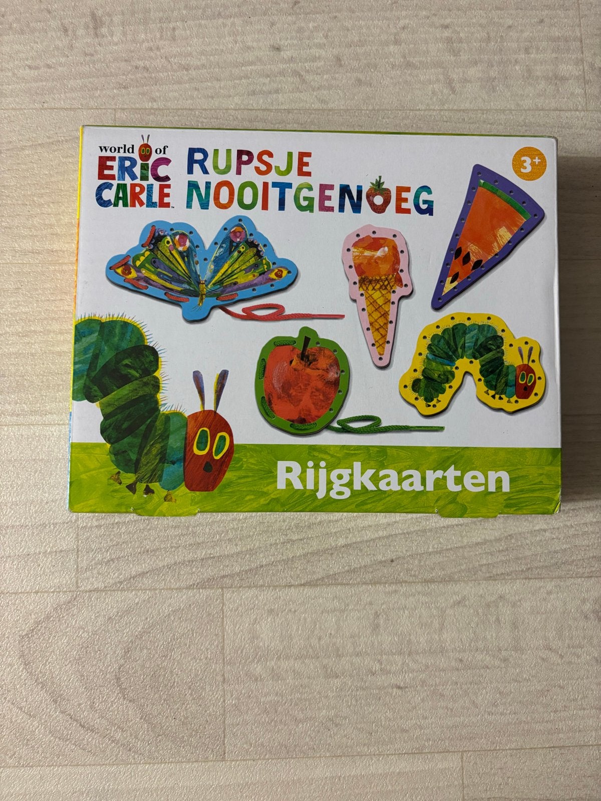 De Rupsje Nooitgenoeg Rijgkaarten, Ophalen of Verzenden, Gebruikt, Knutselen