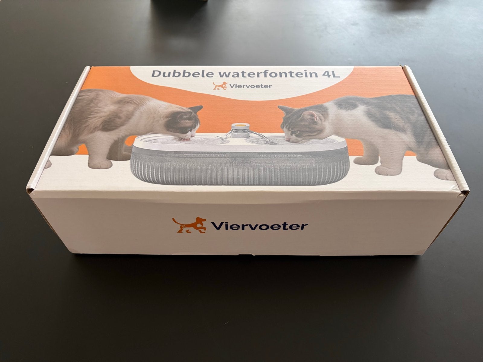 Drinkfontein kat, Ophalen, Nieuw