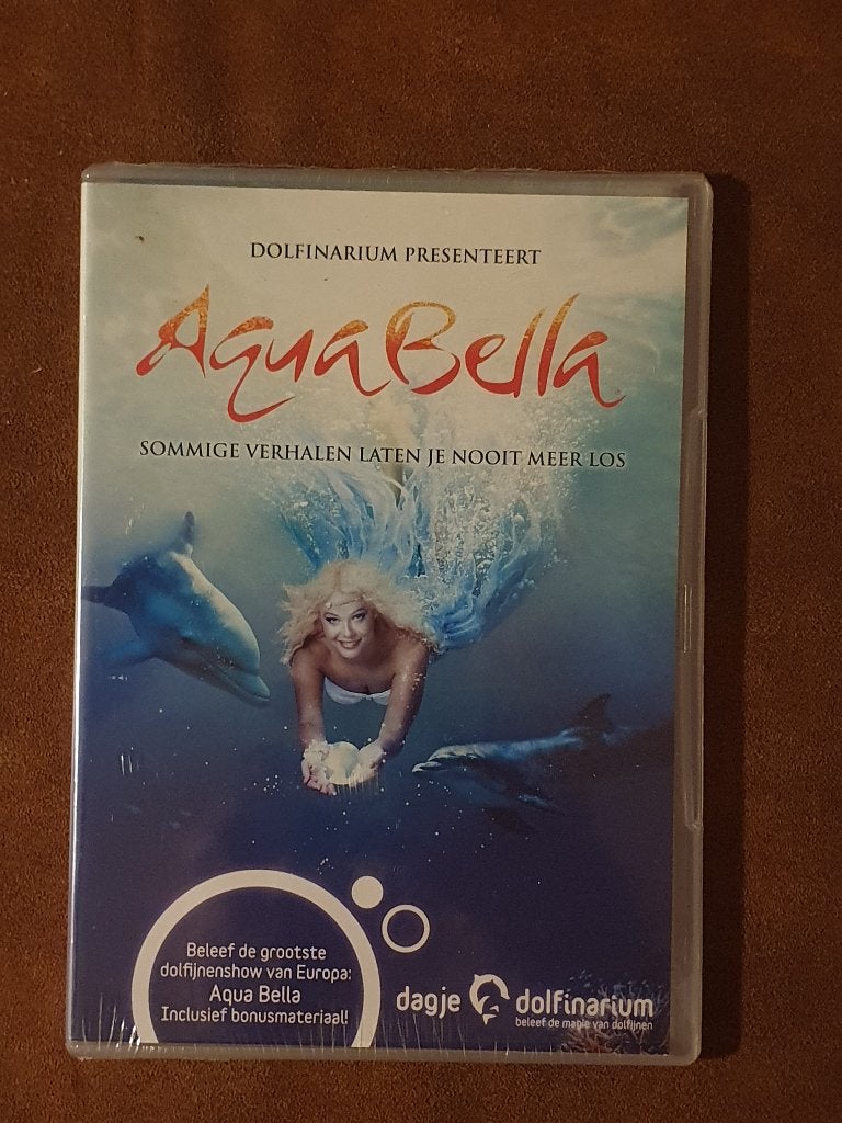 AquaBella (dolfijnenshow van het Dolfinarium) nieuw, Cd's en Dvd's, Alle leeftijden, Ophalen of Verzenden, Nieuw in verpakking