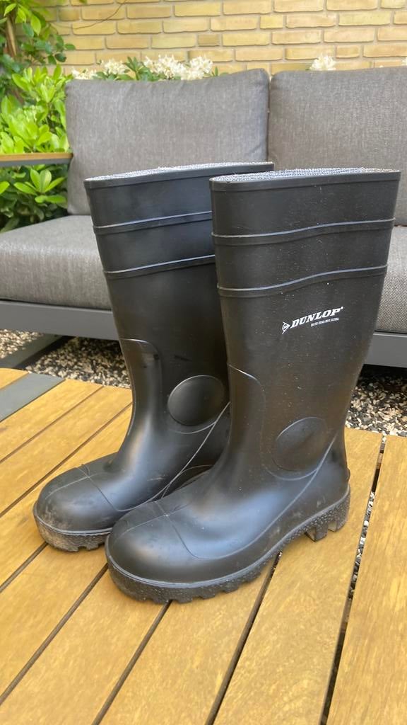 Bouwlaarzen nieuw mt 39 (Dunlop), Ophalen of Verzenden, Zo goed als nieuw, Laarzen