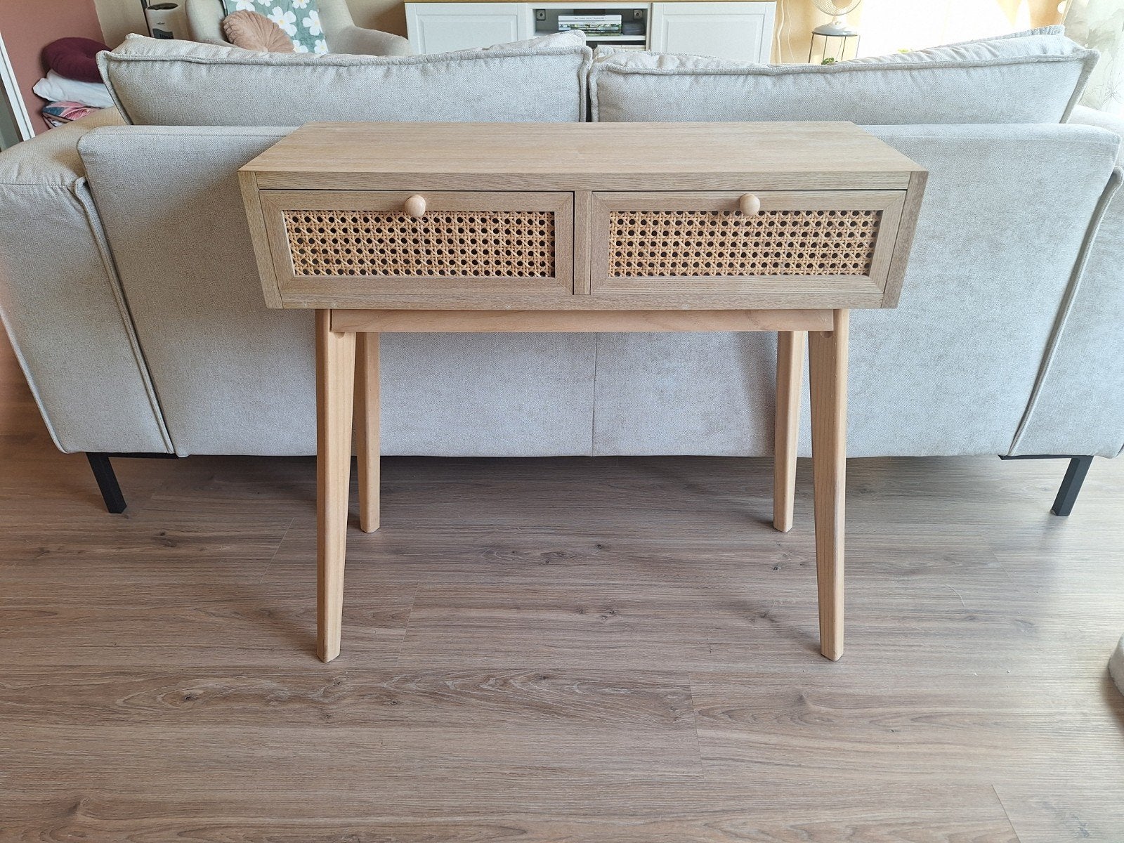 Sidetable met rotan lades, Ophalen, Minder dan 50 cm, 50 tot 100 cm, Modern, Bohemian