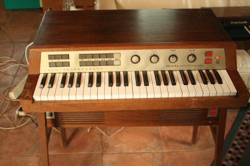 philicorda AG7500--AG7600 met versterker 1963, Muziek en Instrumenten, Orgels, Ophalen of Verzenden, Gebruikt, 1 klavier, Orgel