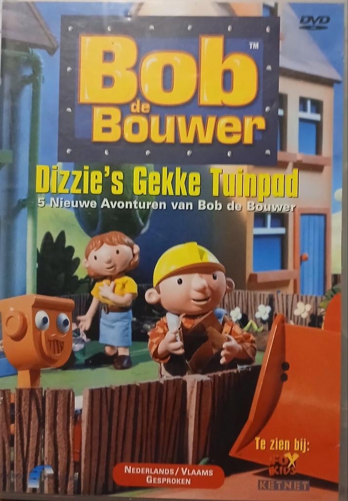 Bob de bouwer dvd.s 4 stuks zie foto.pakket 444, Alle leeftijden, Ophalen of Verzenden, Zo goed als nieuw, Europees