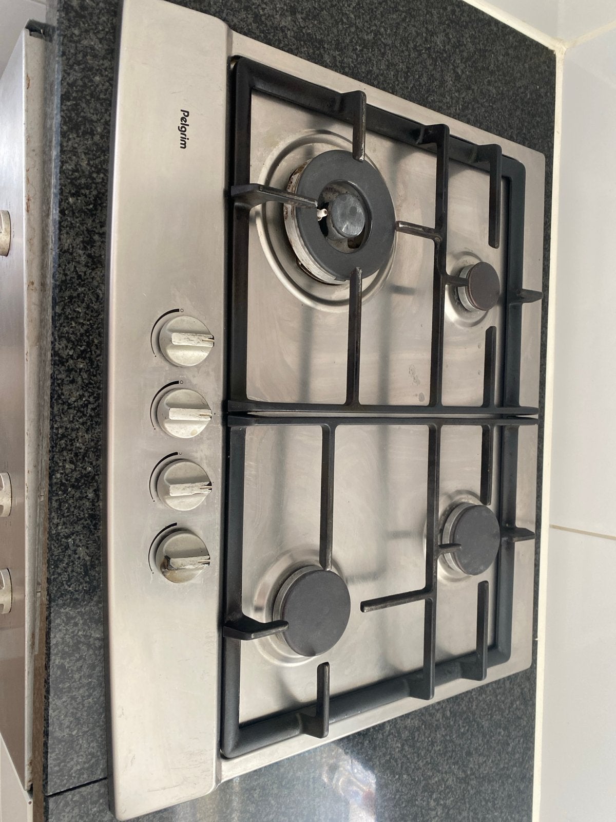 Pelgrim gasfornuis - 4 kookzones - Inbouw, Witgoed en Apparatuur, Kookplaten, Ophalen, Gebruikt, 4 kookzones, Inbouw