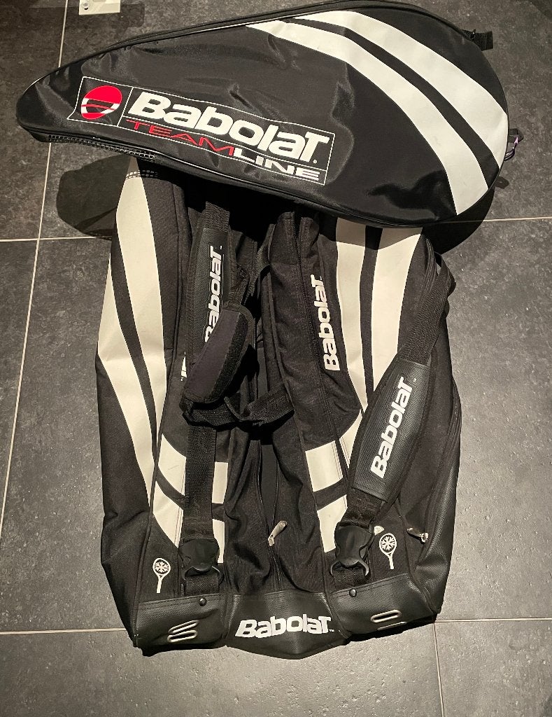 babolat tennistas inclusief racket hoes, Ophalen, Gebruikt, Heren