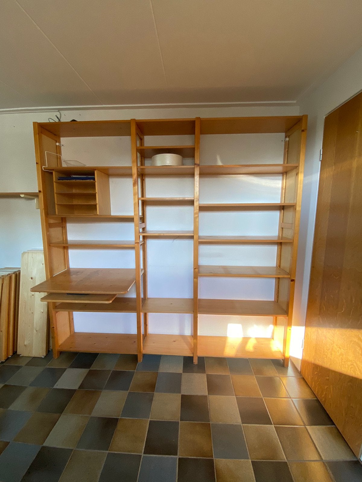 Lundia stellingkast en bureau bladen, Ophalen, Zo goed als nieuw