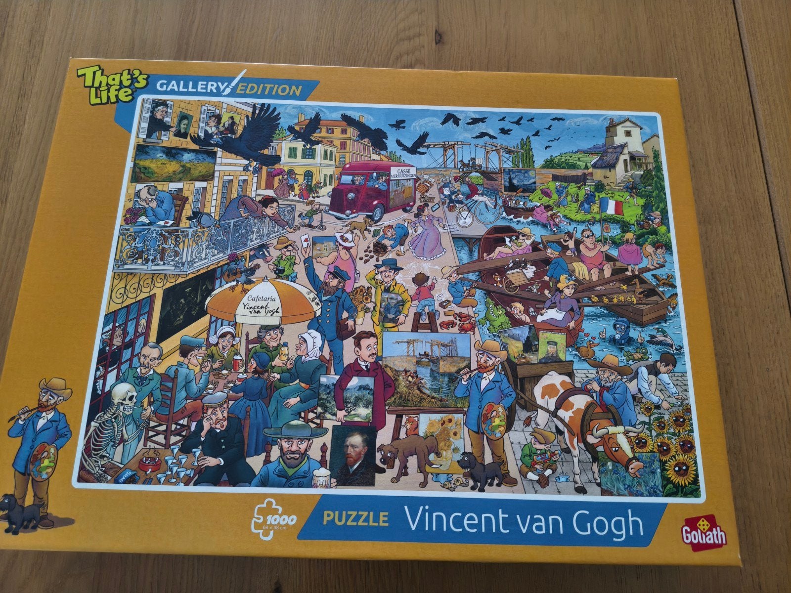 Puzzel Vincent van Gogh, Ophalen of Verzenden, 500 t/m 1500 stukjes, Zo goed als nieuw