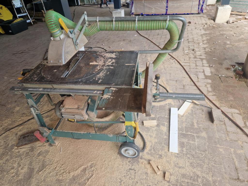 Professionele zaagtafel krachtstroom, Doe-het-zelf en Verbouw, Gereedschap | Zaagmachines, Ophalen, Gebruikt, Cirkelzaag, 70 mm of meer