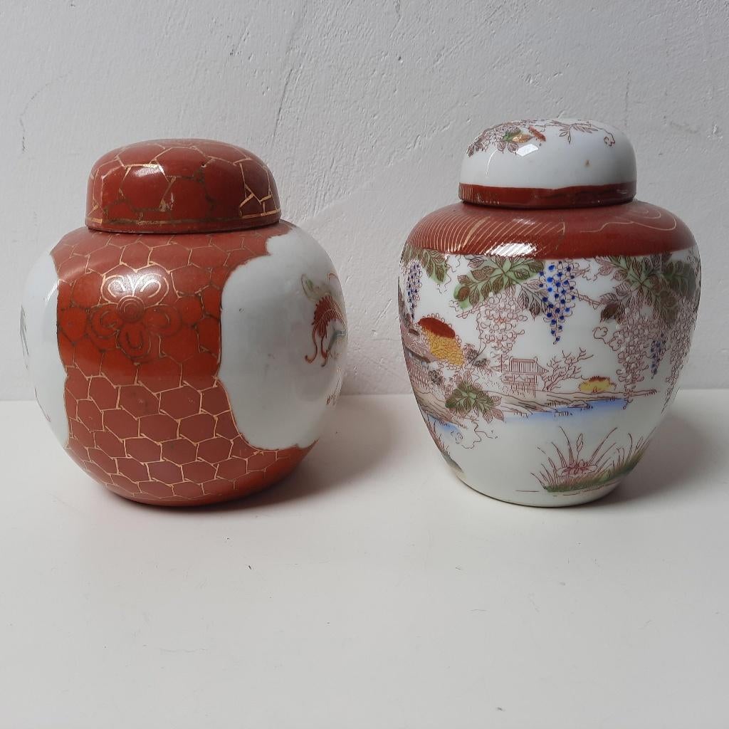 Gemberpotten 2 stuks, Antiek en Kunst, Curiosa en Brocante, Ophalen of Verzenden