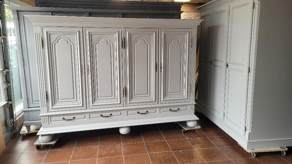 Prachtige opgeknapte brocante eiken kasten, slaapkamerkasten, Huis en Inrichting, Kasten | Kledingkasten, Ophalen of Verzenden