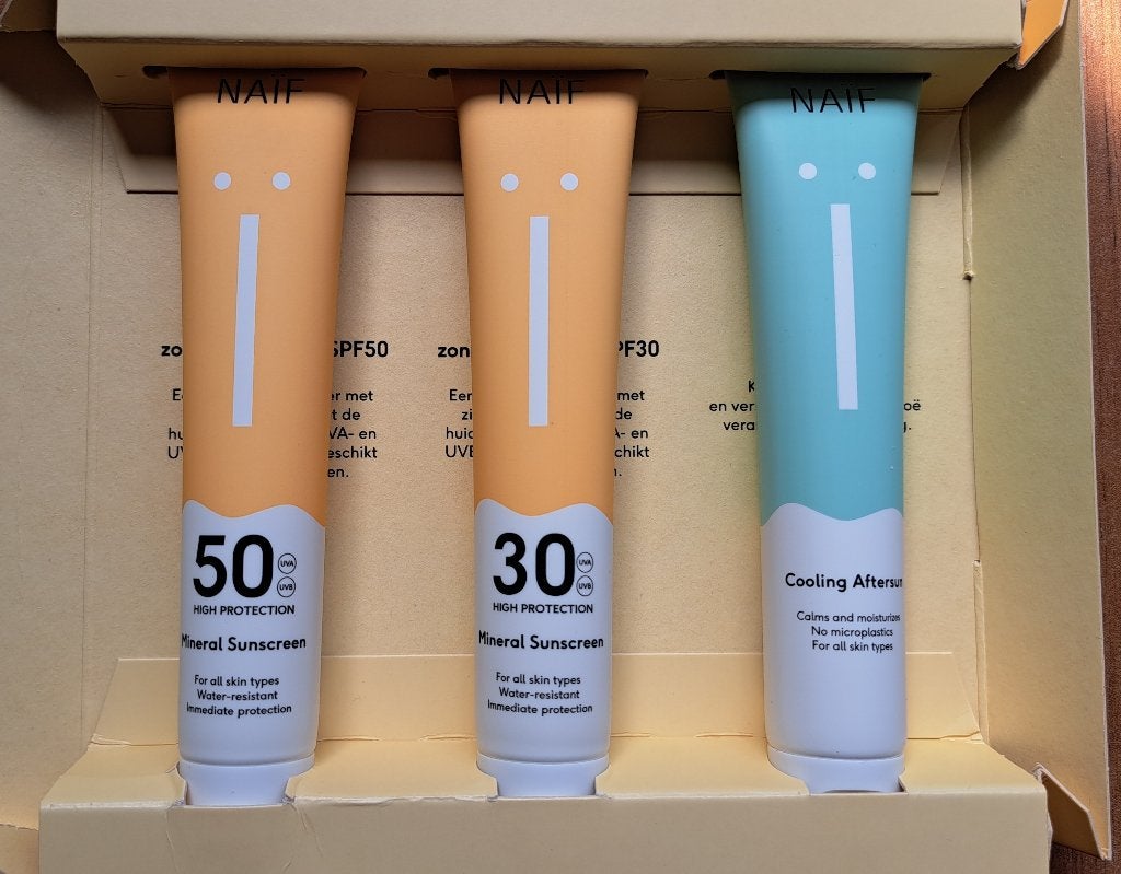 Zonnebrandcreme NAIF zon kit Cadeauset, Ophalen of Verzenden, Nieuw, Zonnebrand of After Sun