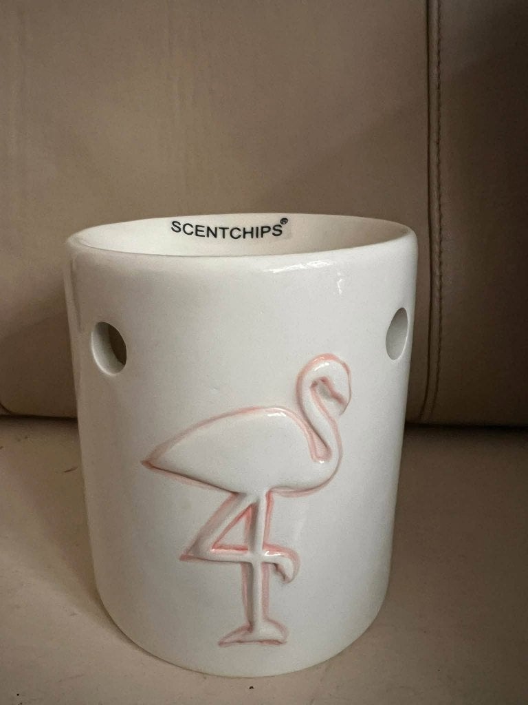 Scentchips waxmelt brander 'Flamingo', Overige materialen, Overige typen, Nieuw, Ophalen of Verzenden