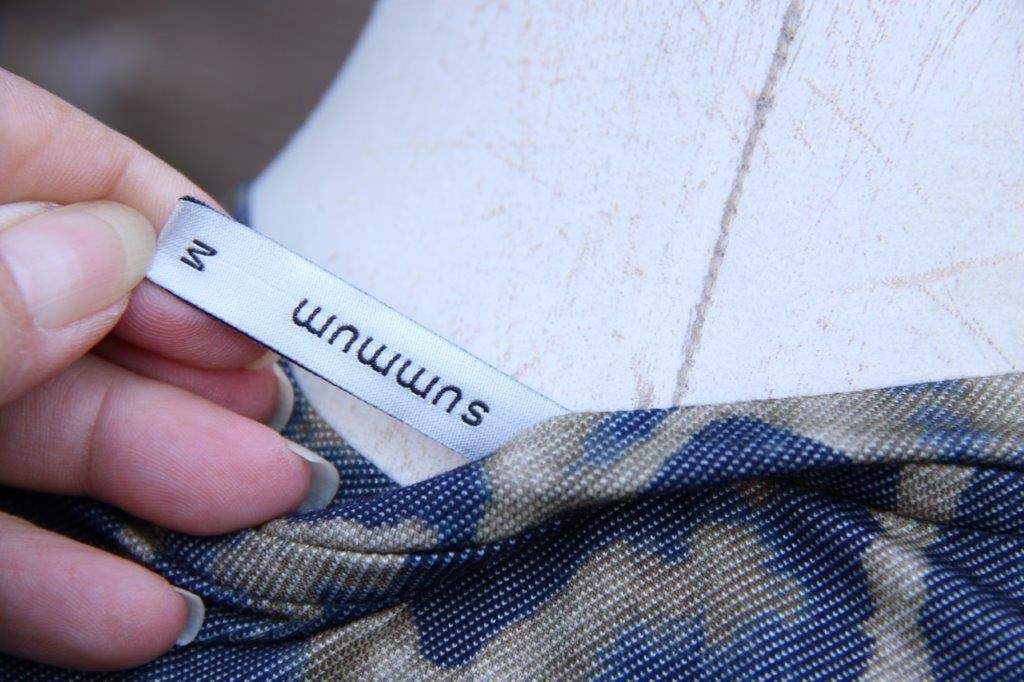 Tuniek donkerblauw/ bruin Summum mt M Vaste prijs, Maat 38/40 (M), Summum, Blauw, Ophalen of Verzenden