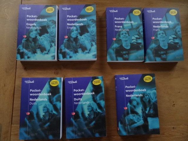 Van dale set woordenboeken: Nederlands, Frans, Duits, Engels, Boeken, Woordenboeken, Ophalen of Verzenden, Zo goed als nieuw, Van Dale