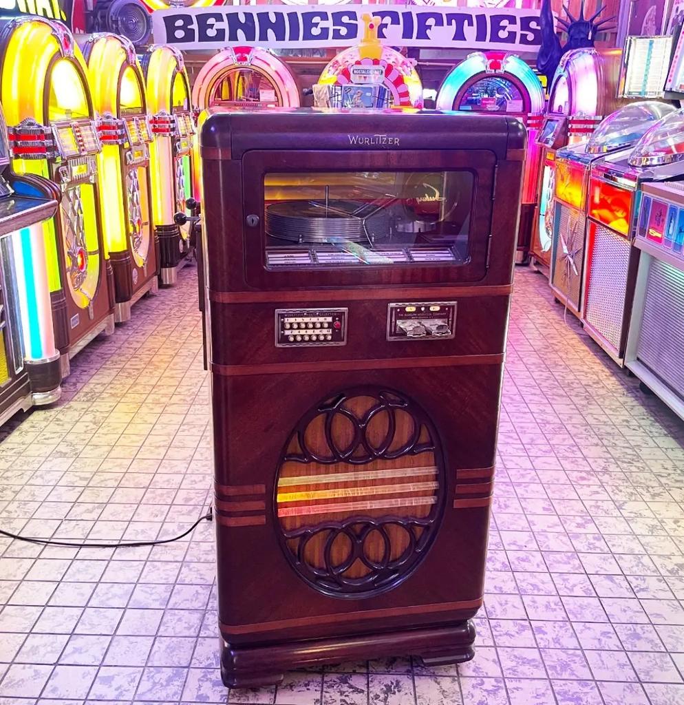 Wurlitzer Model 50 jukebox 1937 - Zeer Zeldzaam, Verzamelen, Automaten | Jukeboxen, Ophalen, Zo goed als nieuw, 1970 tot heden