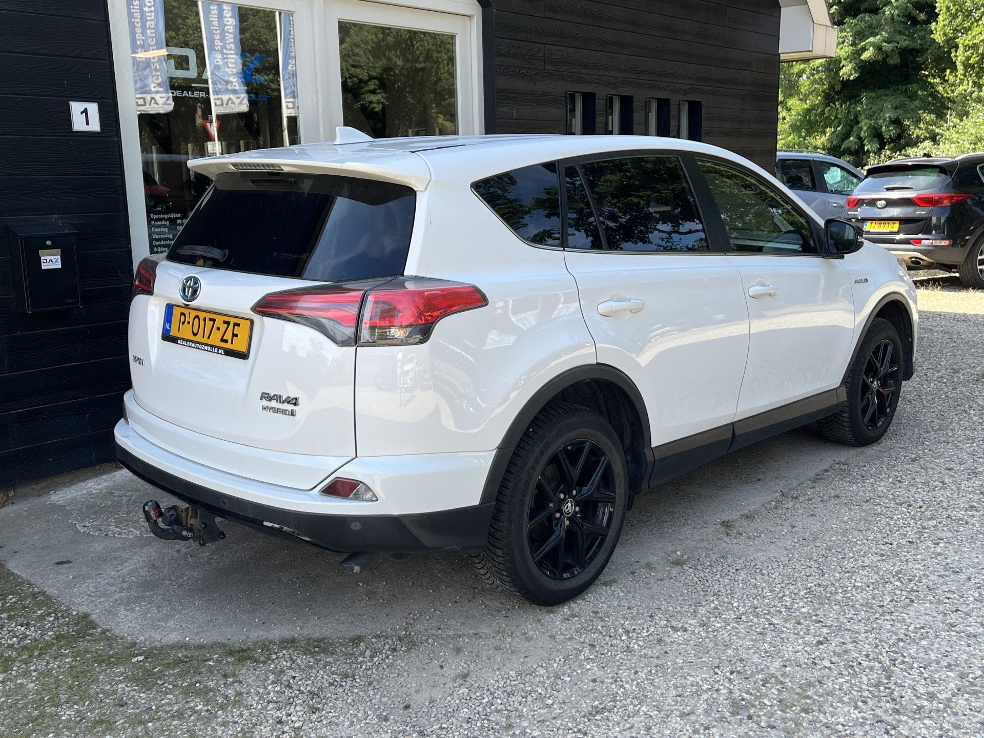 Toyota RAV4 2.5 Hybrid AWD Energy Aut/Ecc/Navi/Trekhaak, Auto's, Automaat, Stof, Gebruikt, 1650 kg