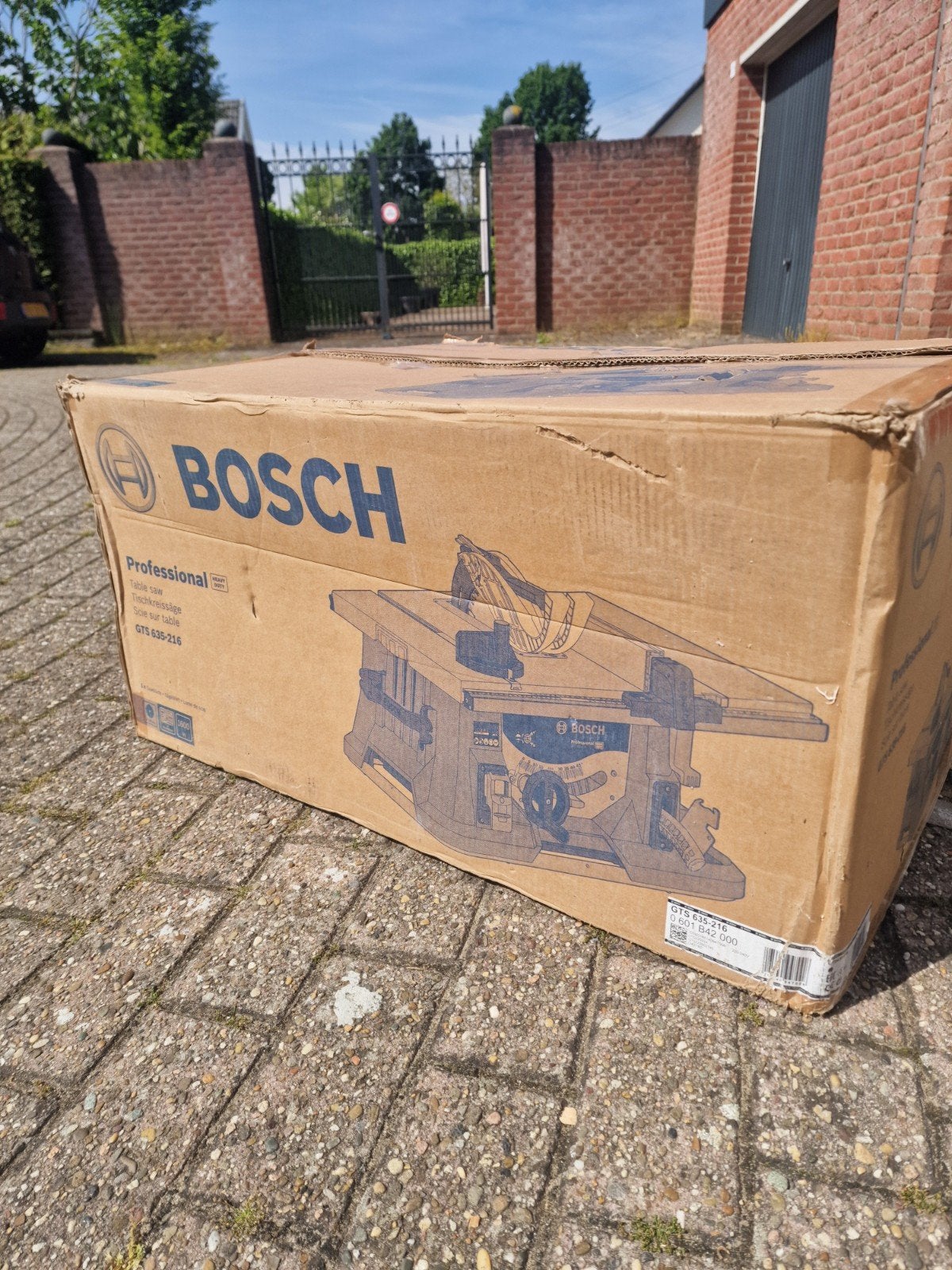 Bosch Professional GTS 635-216, Ophalen, Doos, 60 cm of meer, Minder dan 35 cm
