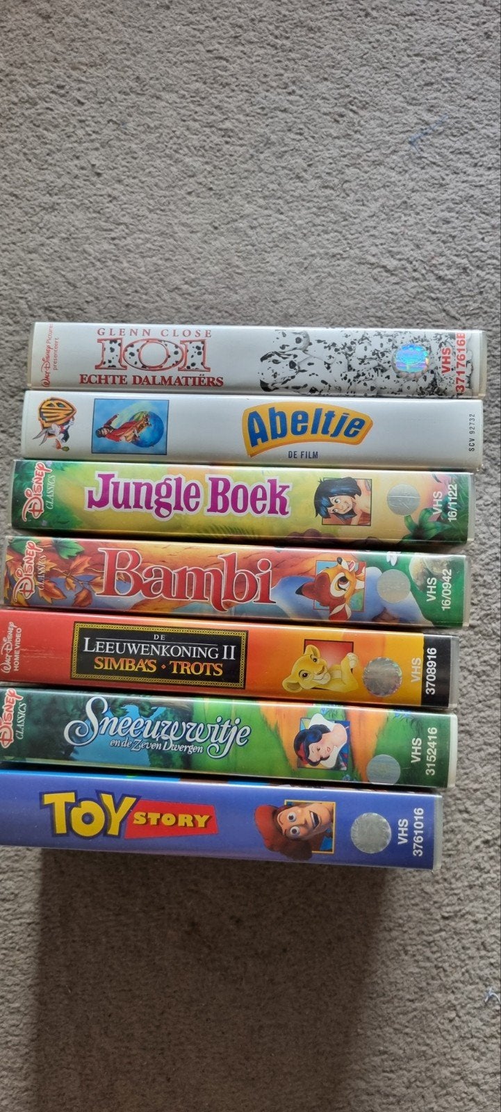 Diverse kinder VIDEOBANDEN, Alle leeftijden, Ophalen of Verzenden, Gebruikt