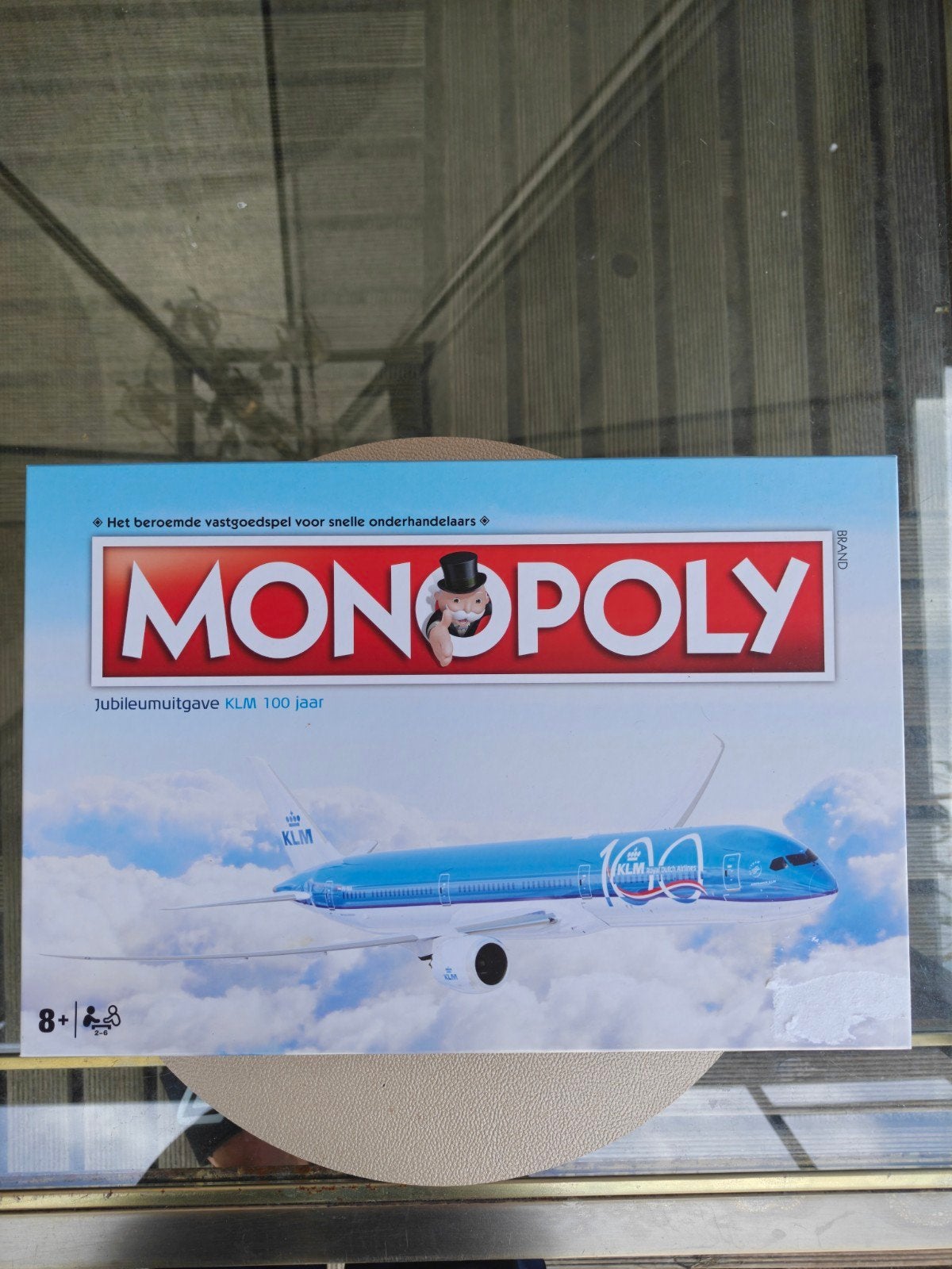 Monopoly KLM- editie, Drie of vier spelers, Ophalen of Verzenden, Zo goed als nieuw, Monopoly