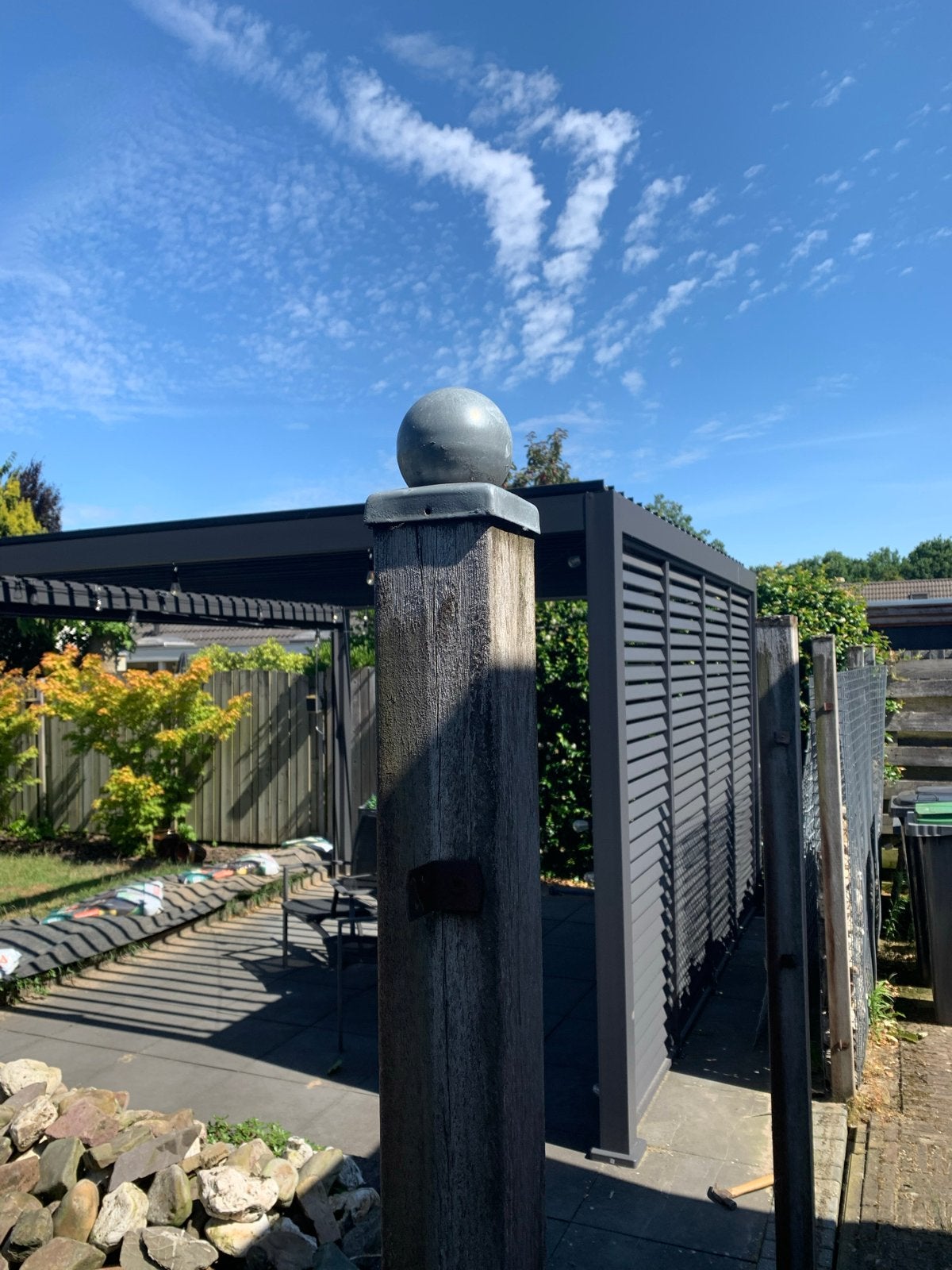 6 Paaldoppen - paalornament - paalkap, Tuin en Terras, Ophalen of Verzenden, Nieuw, IJzer, Overige typen