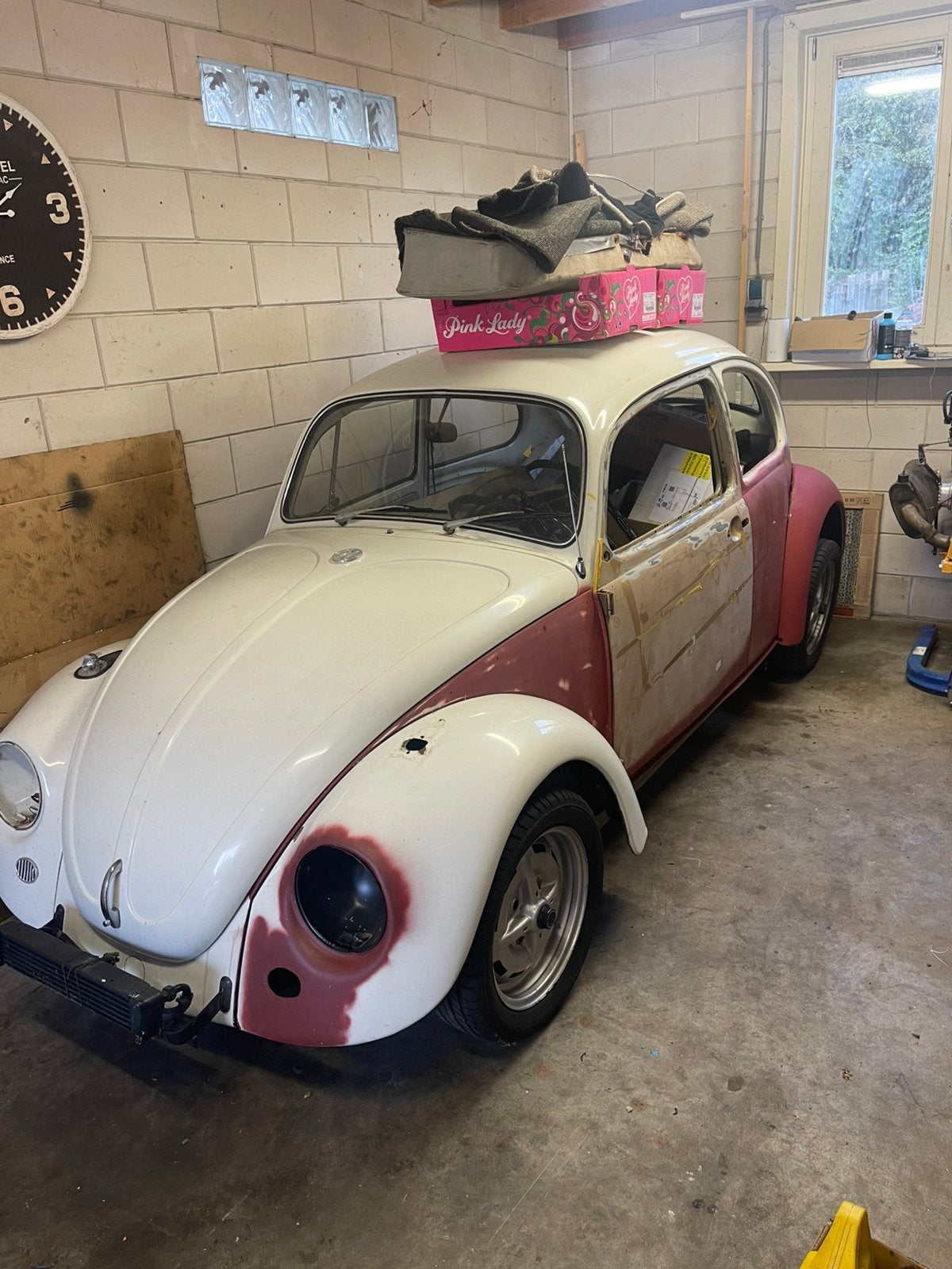 Mijn gestrand kever project, Achterwielaandrijving, Beige, Overige carrosserieën, Volkswagen