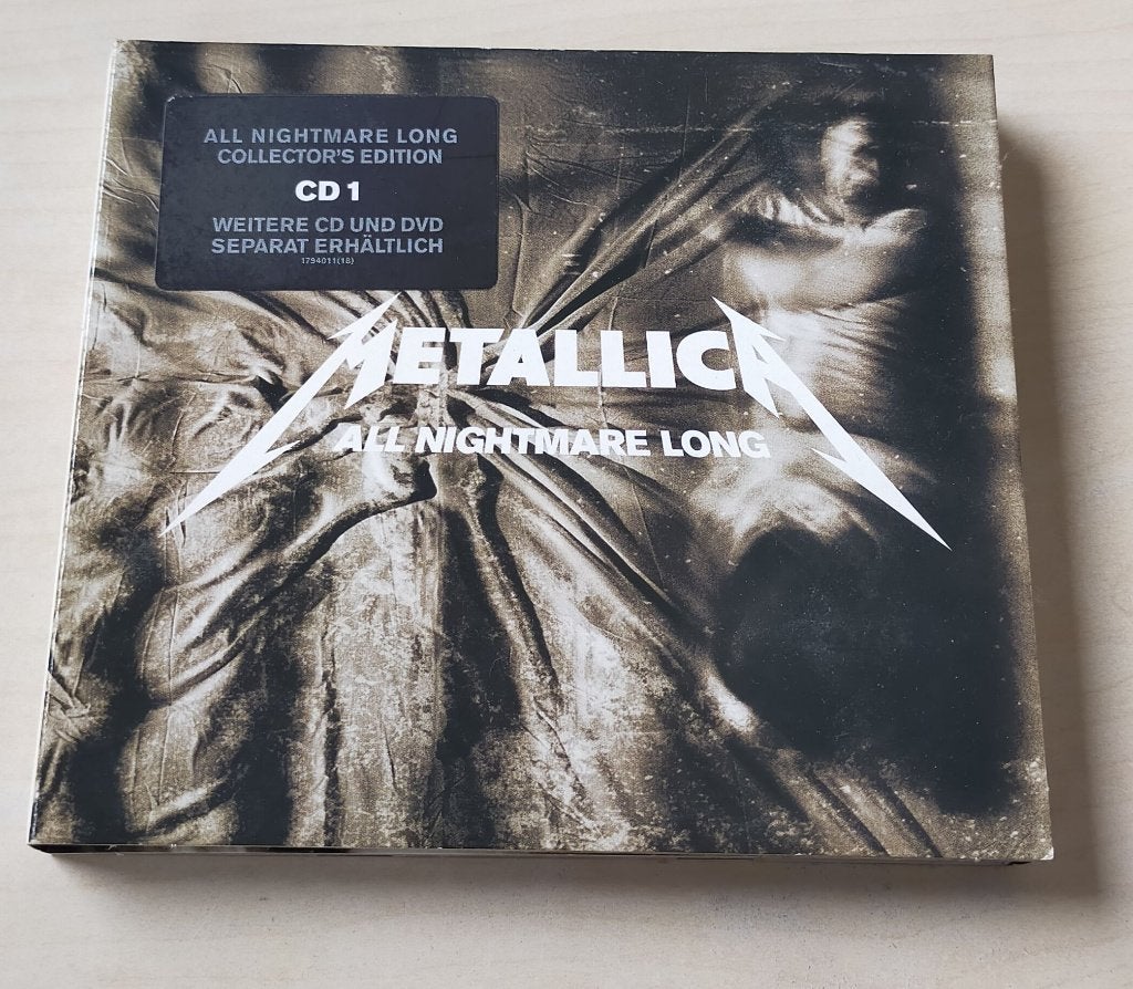 Metallica - All Nightmare Long CD Single CD1 3trk 2008, Ophalen of Verzenden, Zo goed als nieuw, Rock en Metal