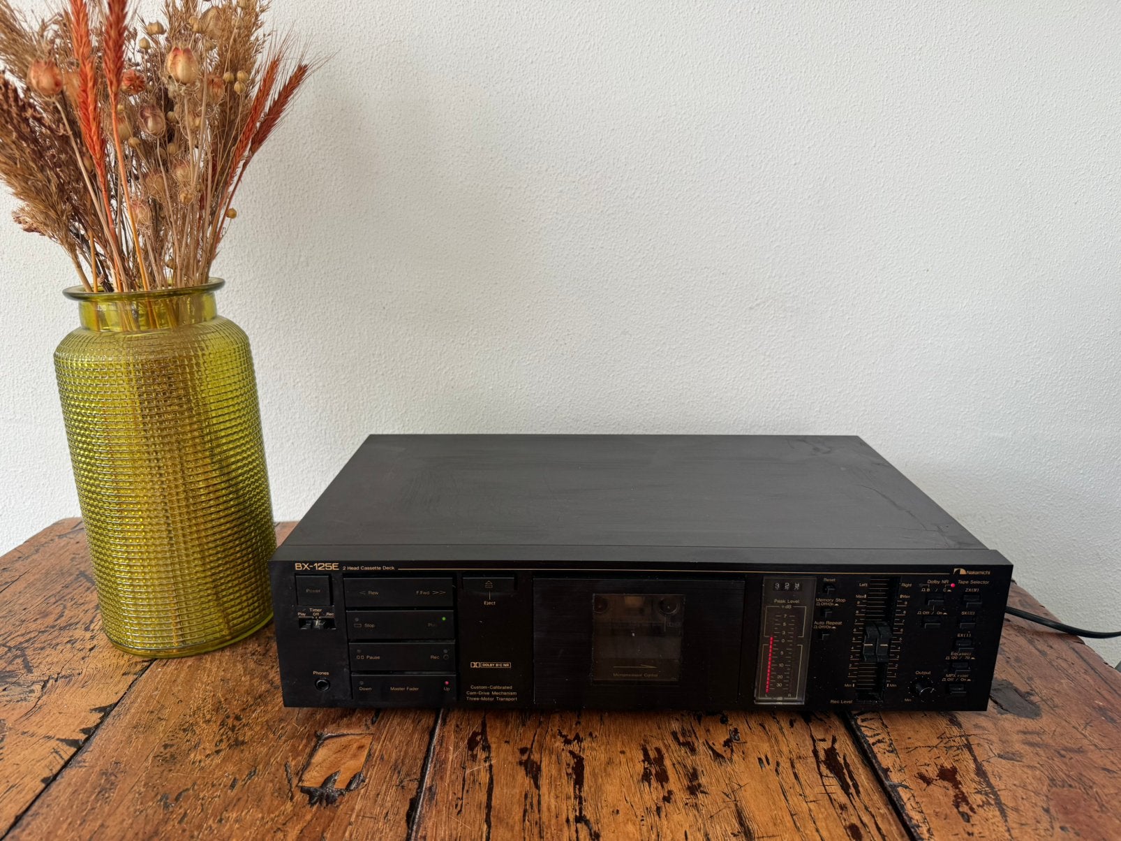 Nakamichi BX-125E Cassettedeck - Uitstekende Staat, Audio, Tv en Foto, Cassettedecks, Ophalen of Verzenden, Enkel, Overige merken