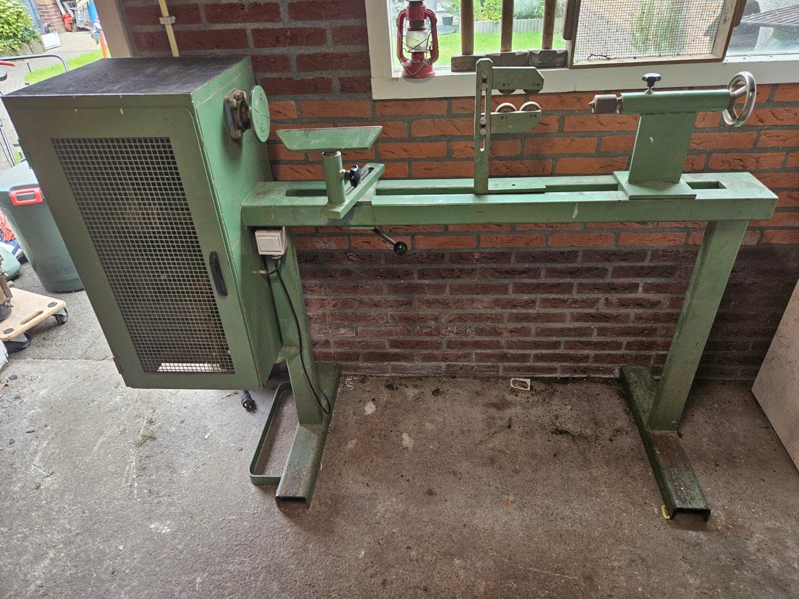 Houtdraaibank met Beitelset, Ophalen of Verzenden, Gebruikt, Houtdraaibank, 500 tot 1000 mm