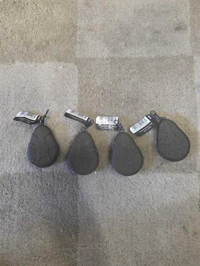 4x Nash Flat Pear Swivel Lood 170g - Nieuw met lichte schade, Nash Tackle, Dobber of Lood, Ophalen of Verzenden, Niet gespecificeerd