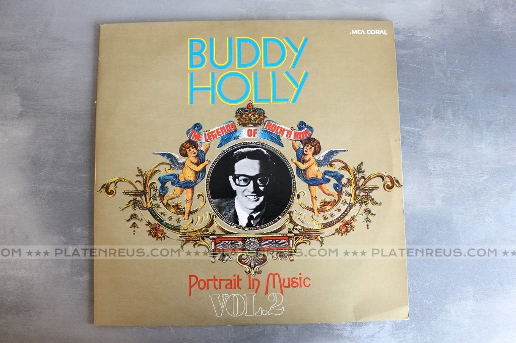 LP Buddy Holly Portrait In Music Vol 2 1971 Rock n Roll 4162, Inclusief binnenhoes, Ophalen of Verzenden, Gebruikt, 12 inch