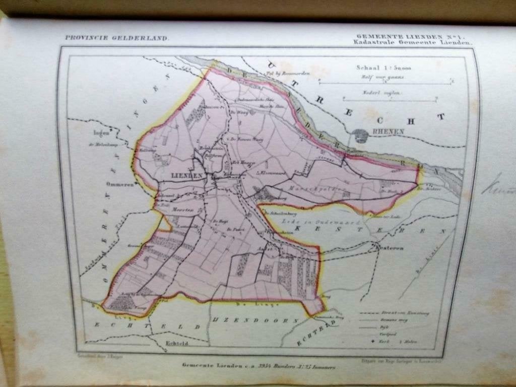 123 / Lienden no 1 /Aalst/ Meerten Litho 1867 Kuyper  GLD, Ophalen of Verzenden