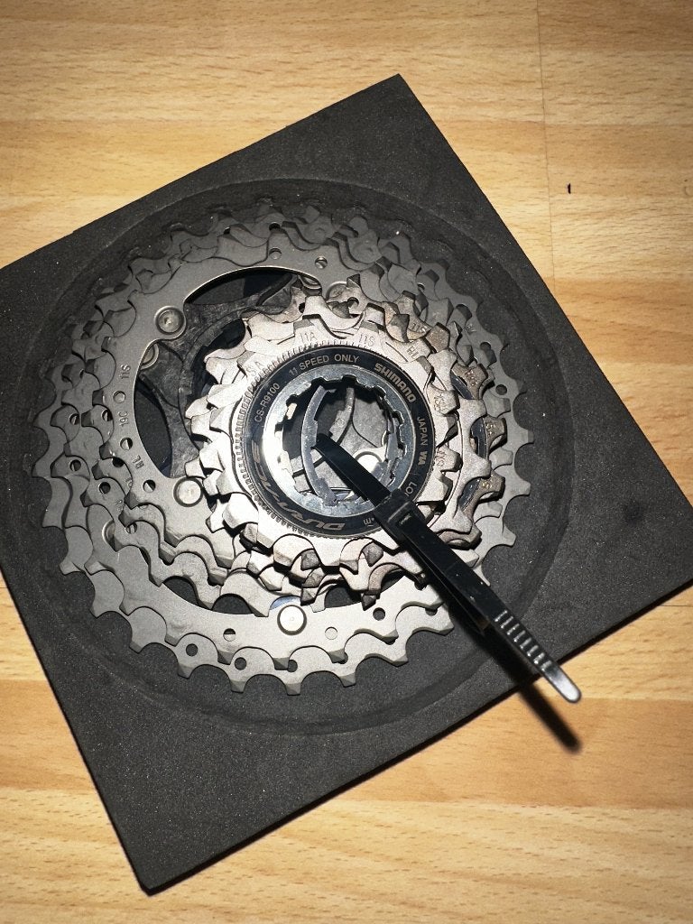 Dura Ace 9100 cassette 11-30 - 11 speed., Titanium, Ophalen of Verzenden, Zo goed als nieuw, Shimano Dura Ace