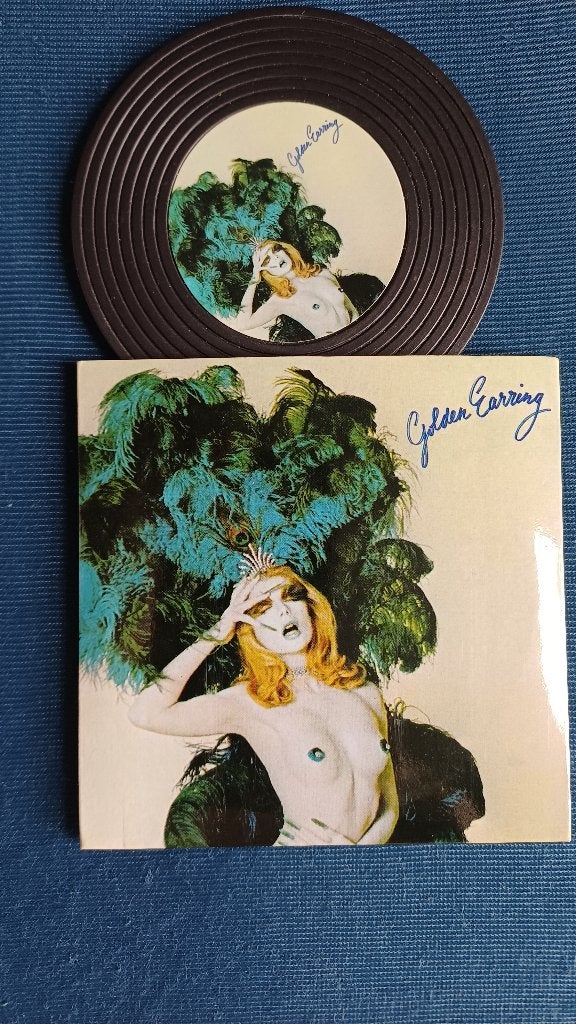 Golden Earring Moontan onderzetter, Verzenden, Zo goed als nieuw, Pop