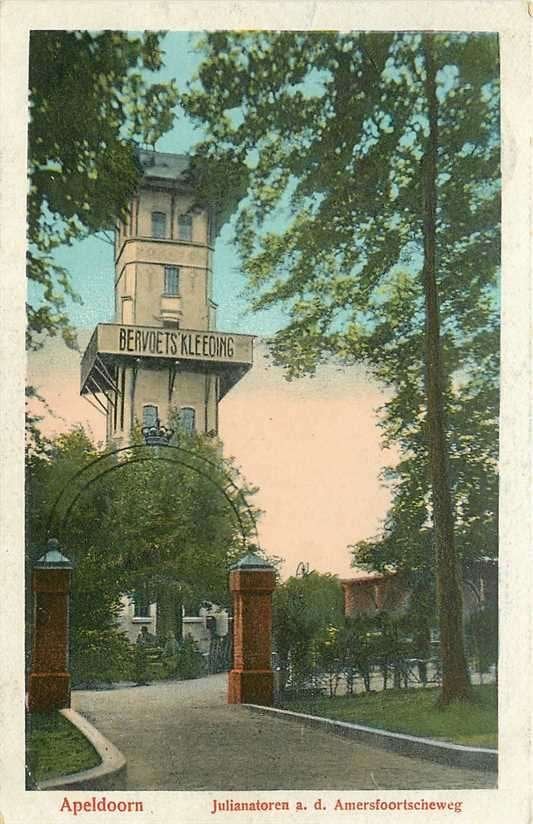 380-383-013 Apeldoorn Julianatoren, Verzenden, Voor 1920, Gelderland