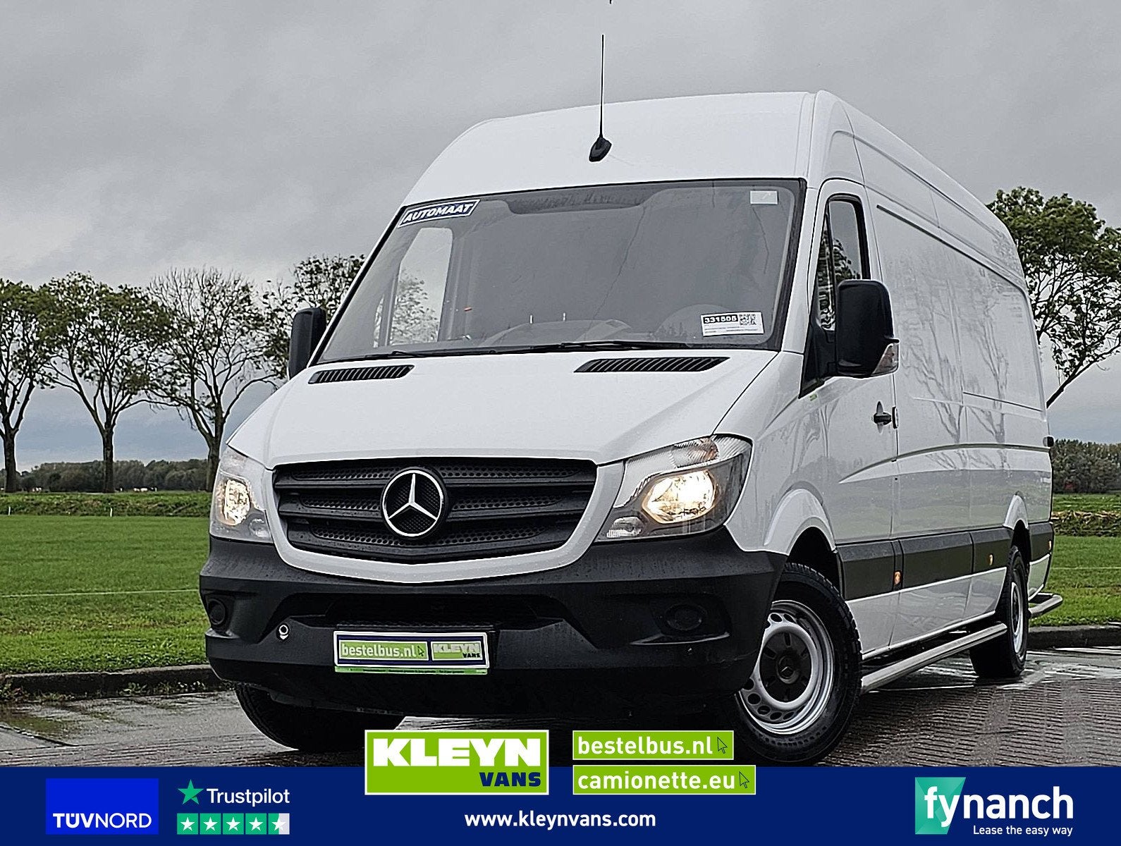 MERCEDES-BENZ SPRINTER 311 L3H2 Koerier Post-NL Maxi Automaa, Auto's, Automaat, Gebruikt, Euro 6, Wit