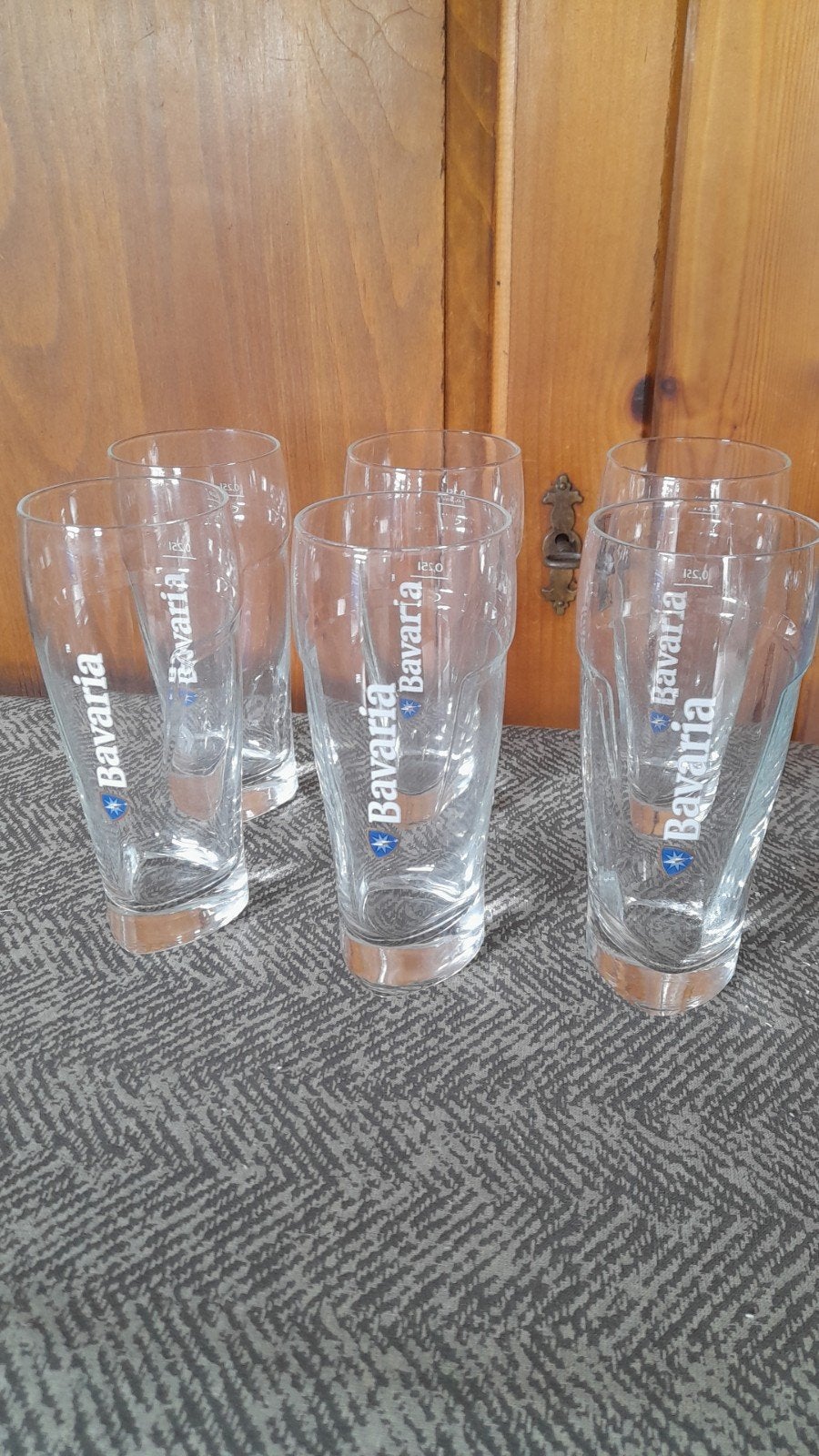 6 x bier glas, Verzamelen, Ophalen of Verzenden, Zo goed als nieuw