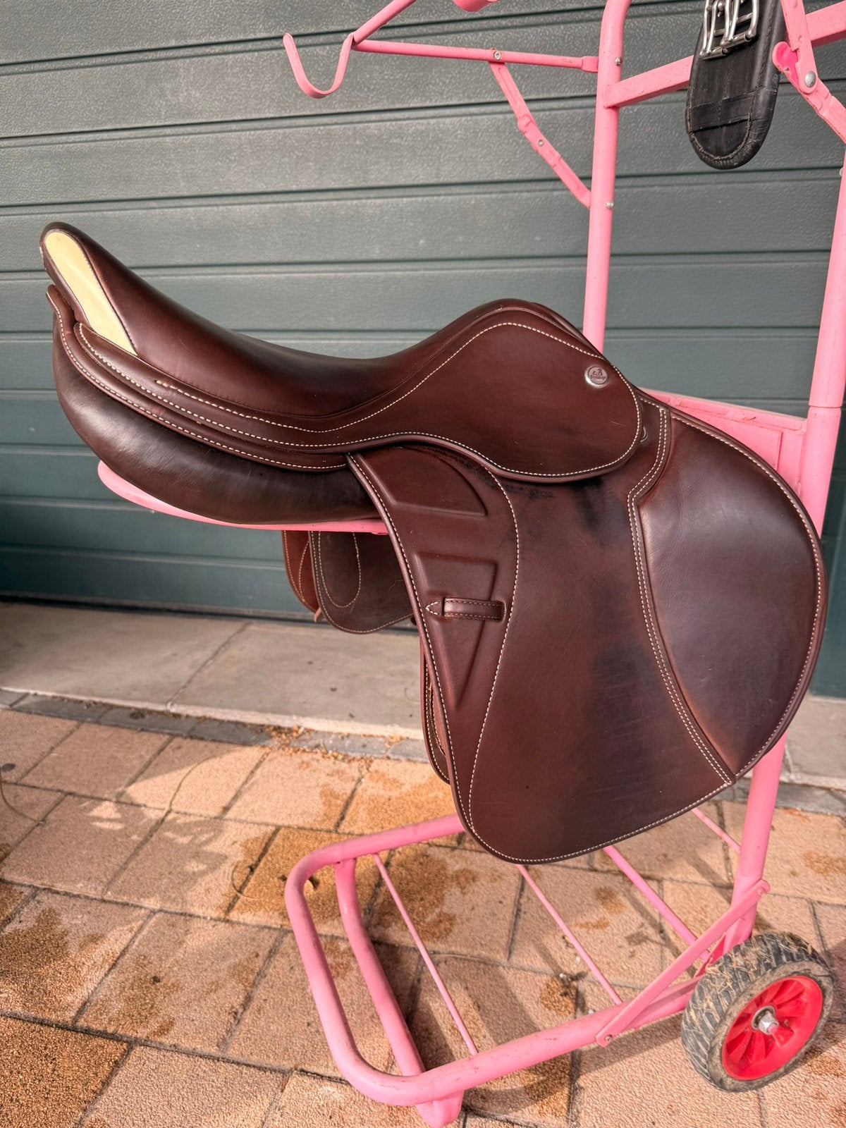 Prestige X-Paris 17 inch, Dieren en Toebehoren, Paarden en Pony's | Zadels, Ophalen, M (17 inch), Prestige, Springen