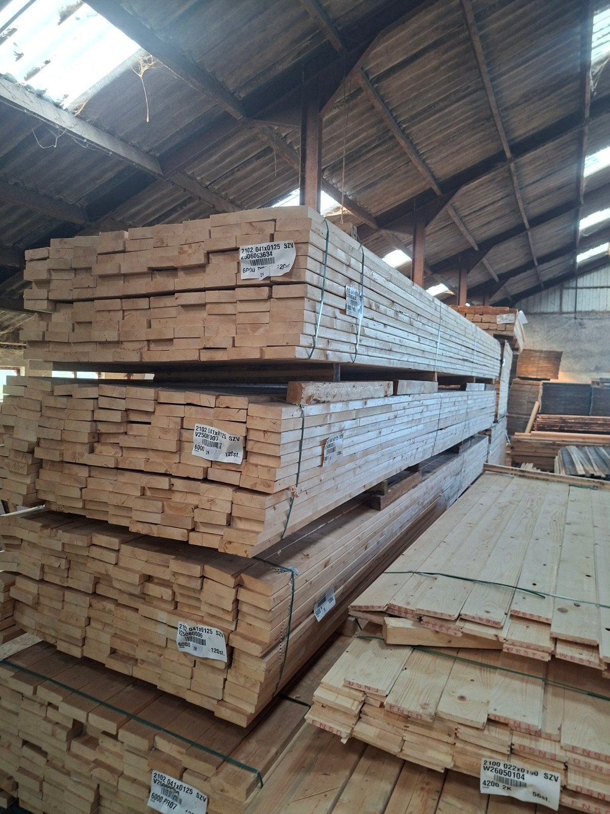 Vuren CLS Balken 41x125mm - 6m Lengte, Ophalen of Verzenden