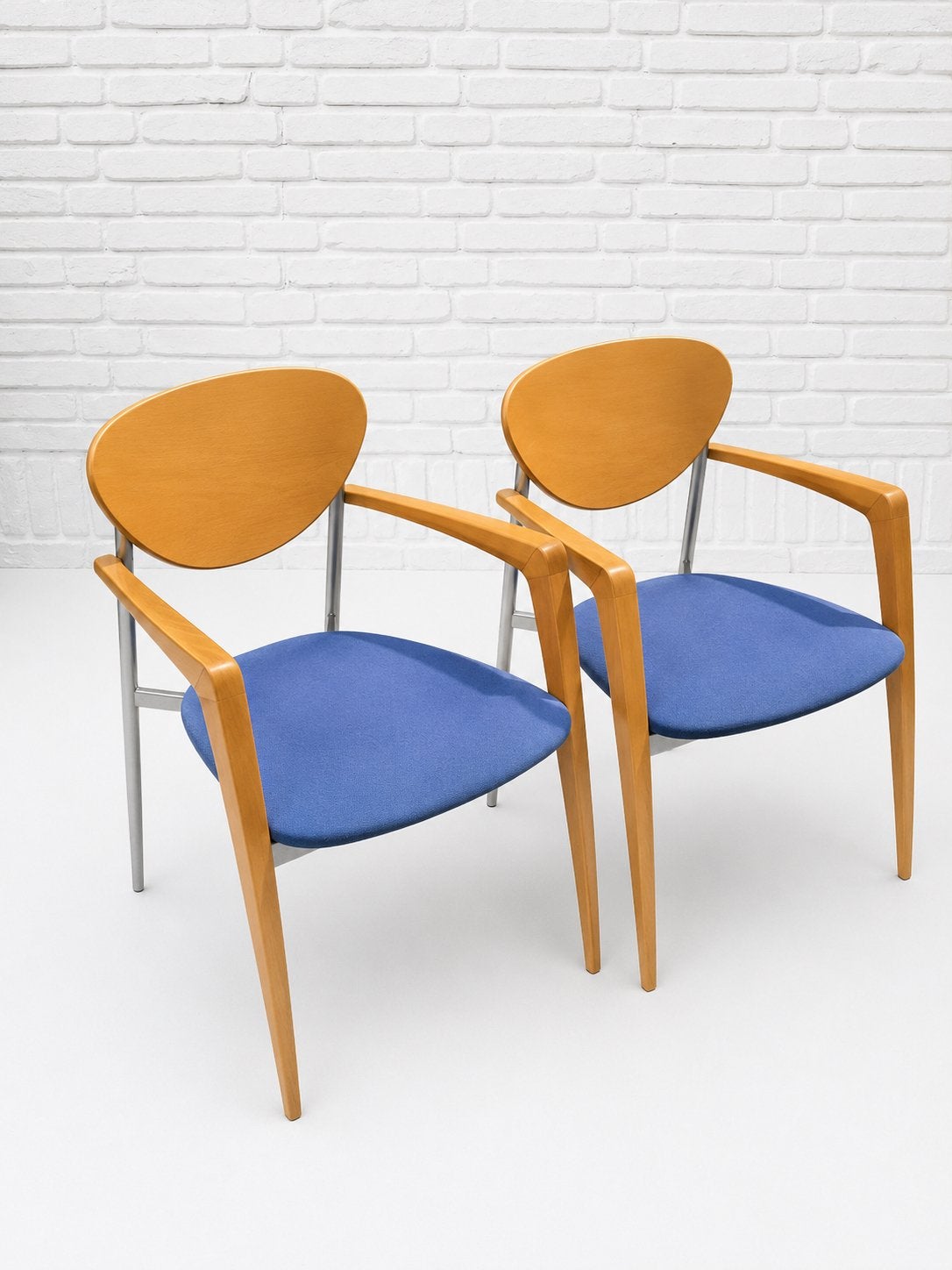 Vintage 90’s Memphis stoelen van Paco Capdell, Ophalen, Overige materialen, Gebruikt, Twee