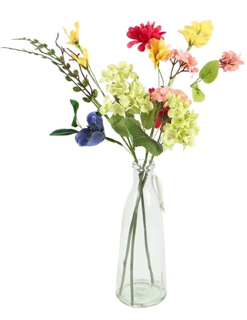 VAAS MET KUNSTBLOEMEN, Ophalen of Verzenden, Nieuw