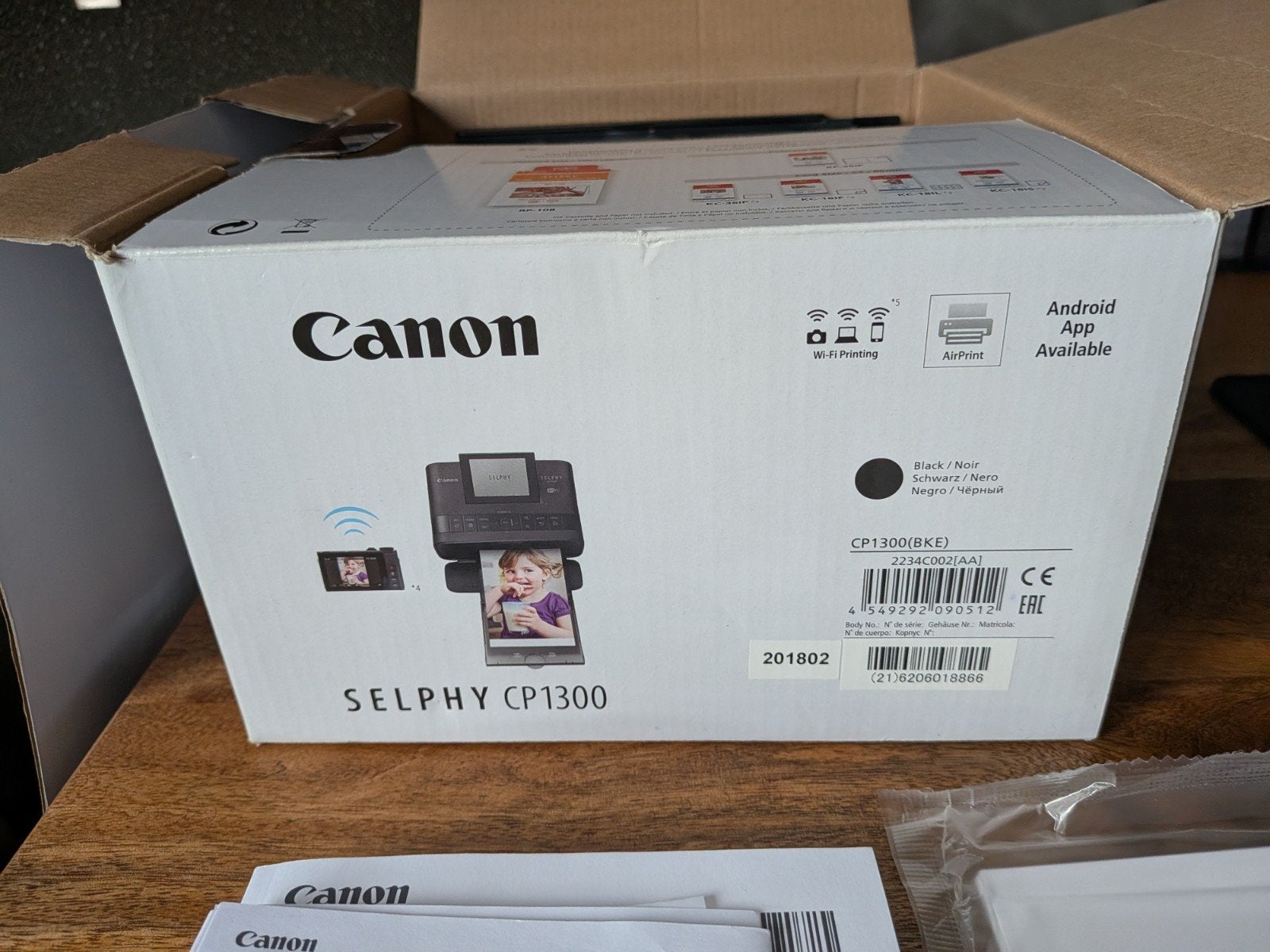 Canon Selphy CP1300 fotoprinter met accessoires, Computers en Software, Ophalen, Draadloos, Fotoprinter, Canon