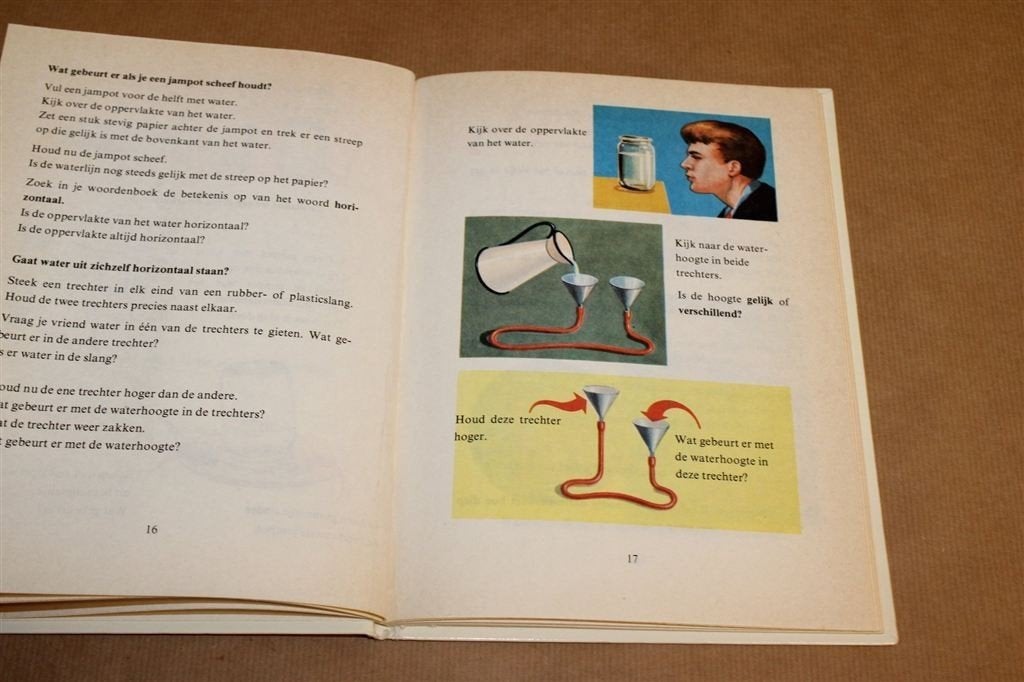 Experimenteren met Water — Vintage Jeugdboek 1973, Ophalen of Verzenden, Gelezen, Natuurwetenschap