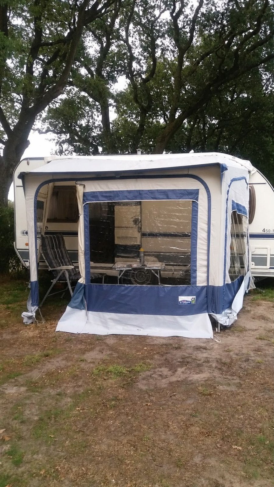 Trekkerstent, ruim 3,5m breed., Ophalen, Zo goed als nieuw