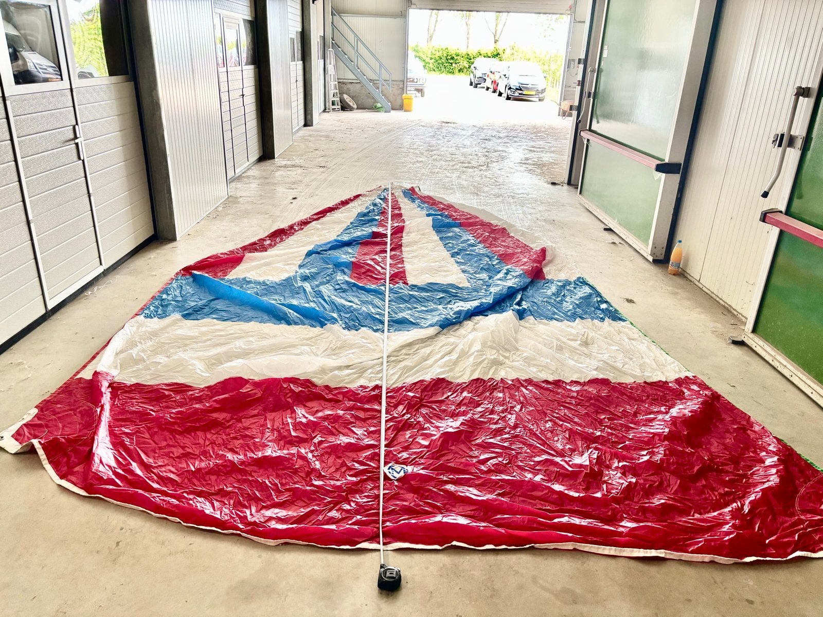 2x Spinnaker M Sails Holland & Gaastra, 6 meter of meer, Spinnaker, Zo goed als nieuw, Ophalen