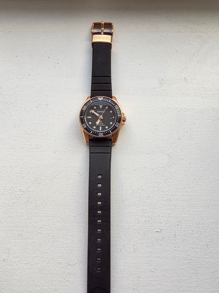 Seiko Prospex SNE586P1 Solar, Sieraden, Tassen en Uiterlijk, Horloges | Heren, Seiko, Staal, Polshorloge, Overige materialen