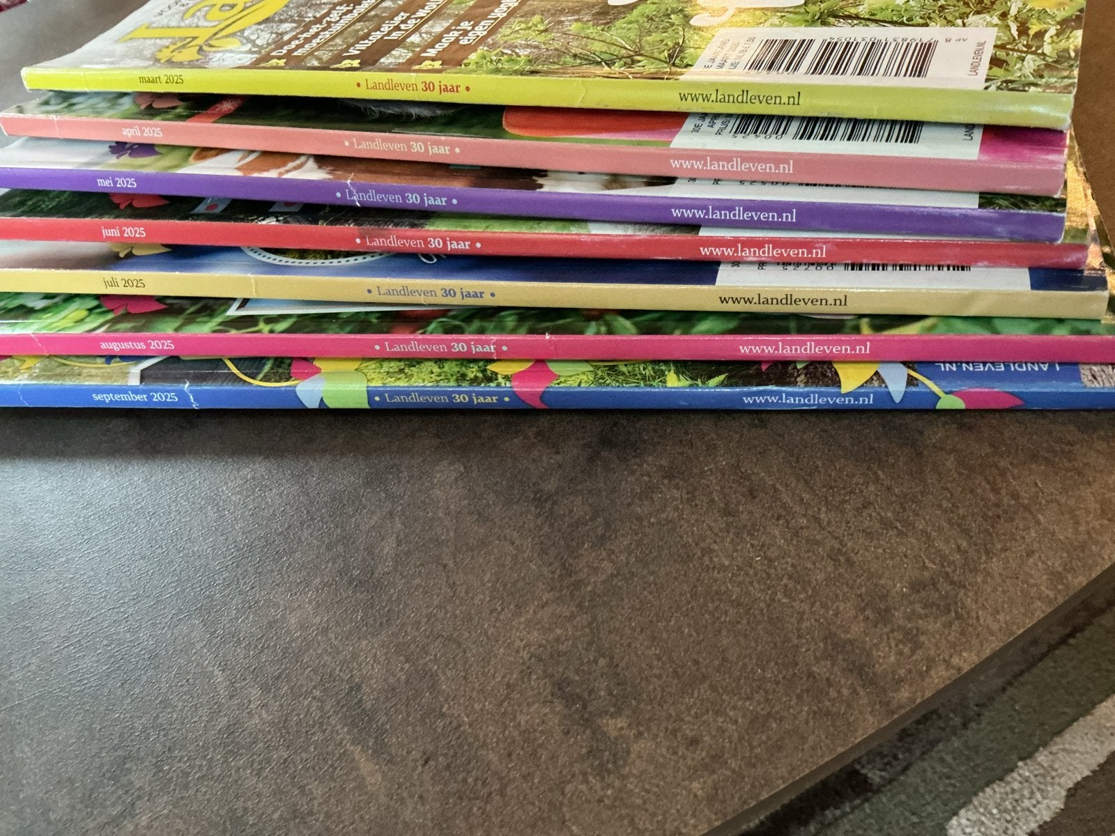 7 Landleven tijdschriften (maart-september 2025), Ophalen of Verzenden, Gelezen, Overige typen