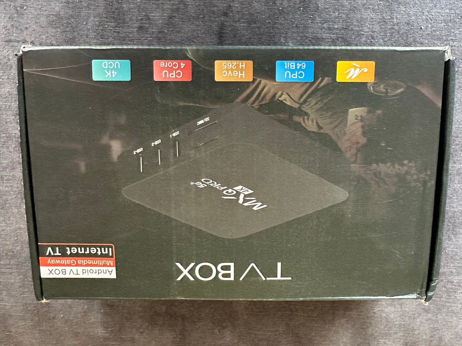 MXQ Pro 4K Android TV Box - Nieuw in doos, Ophalen of Verzenden, Nieuw, HDMI, Zonder harde schijf
